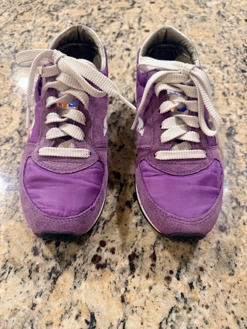 KangaROOS Retro Purple Sneakers w/ Secret Zipper Pocket Y2K Vibes Women’s Size 8